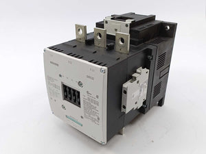 Siemens 3RT1075-6AP36 Power Contactor with 2x 3RH1921-1DA11