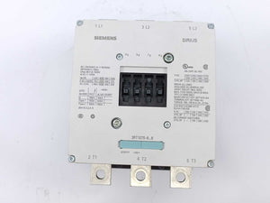 Siemens 3RT1075-6AP36 Power Contactor with 2x 3RH1921-1DA11