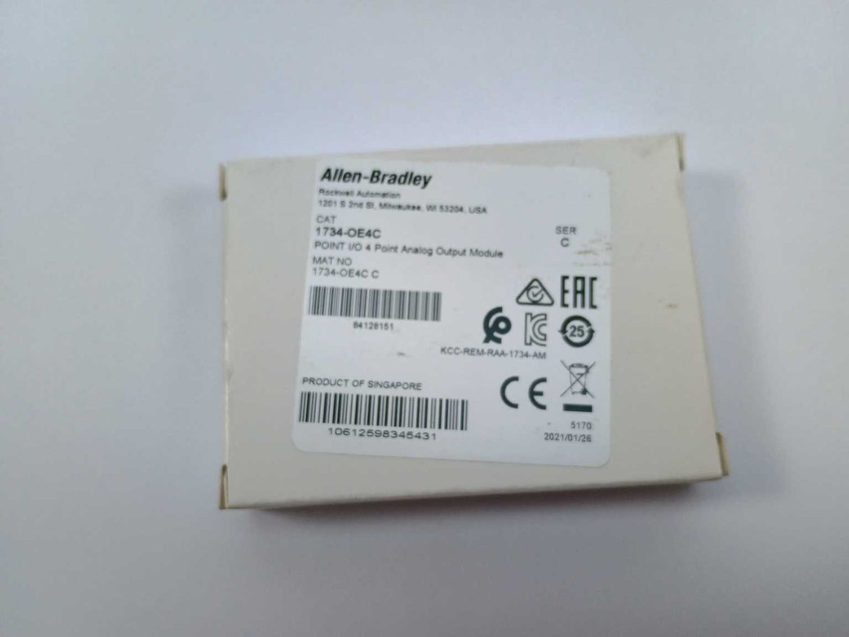 AB 1734-OE4C 4 Point Analog Output Module Ser C FW 3.004