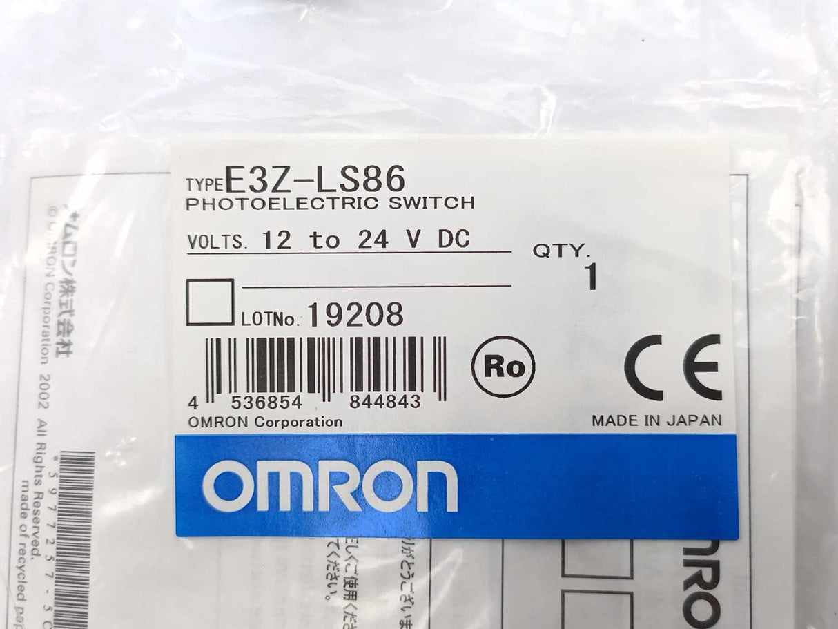 OMRON E3Z-LS86 Photoelectric Sensors