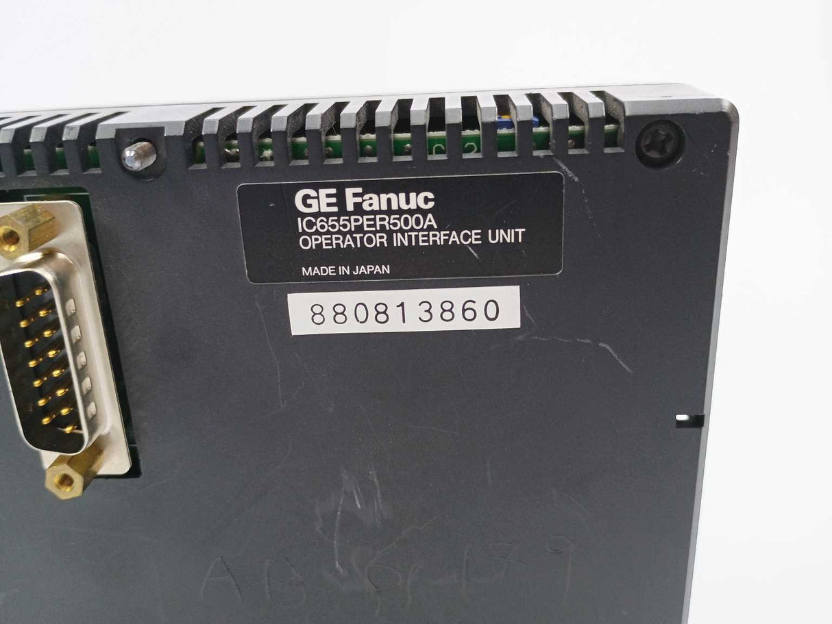 GE Fanuc IC655PER500A Operator Interface Unit w/ IC655CBL540A