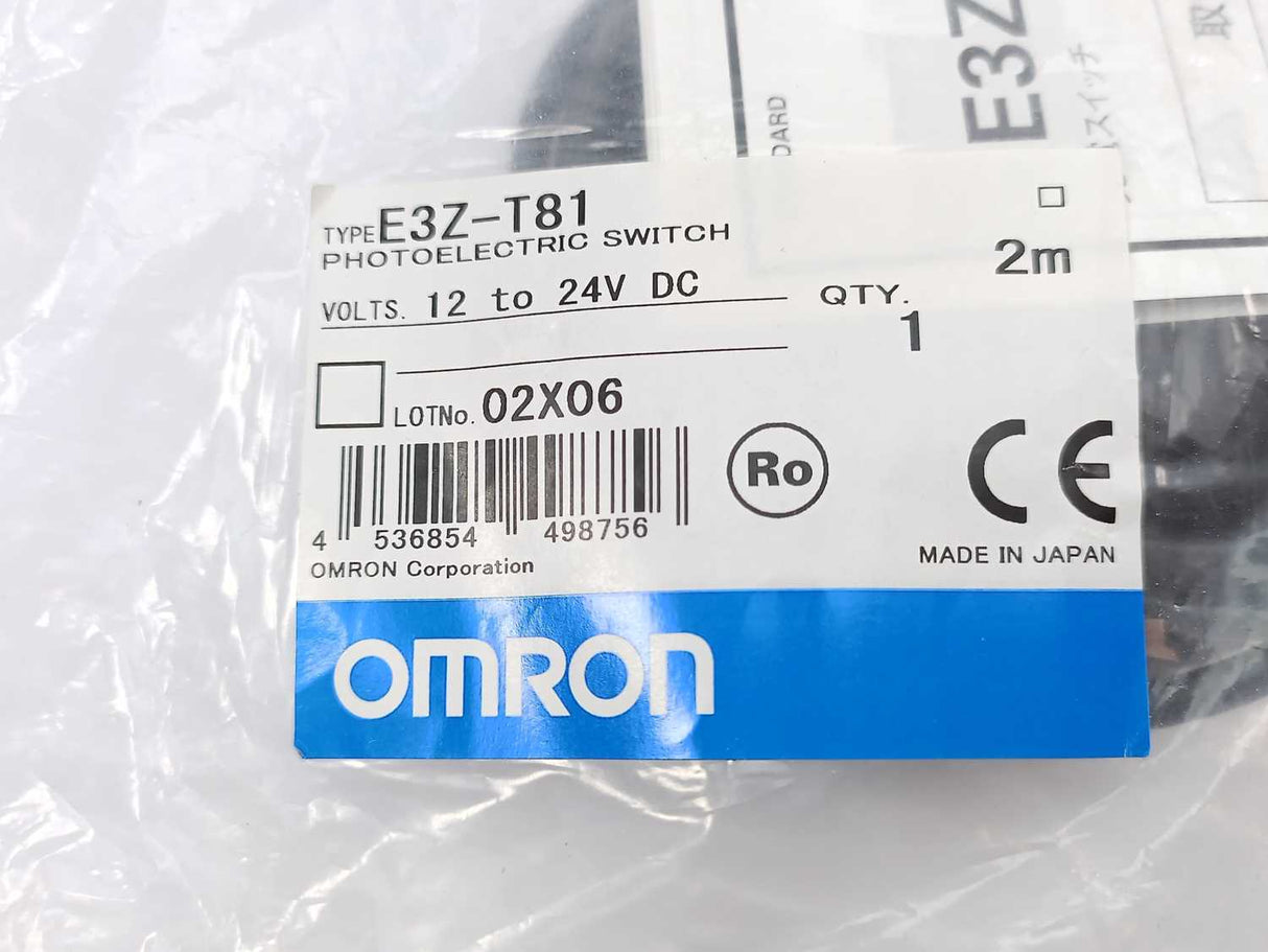 OMRON E3Z-T81 Photoelectric switch 12-24VDC 2m