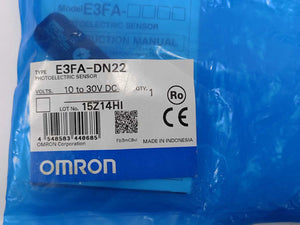 OMRON E3FA-DN22 PHOTOELECTRIC SENSOR 10-30V DC