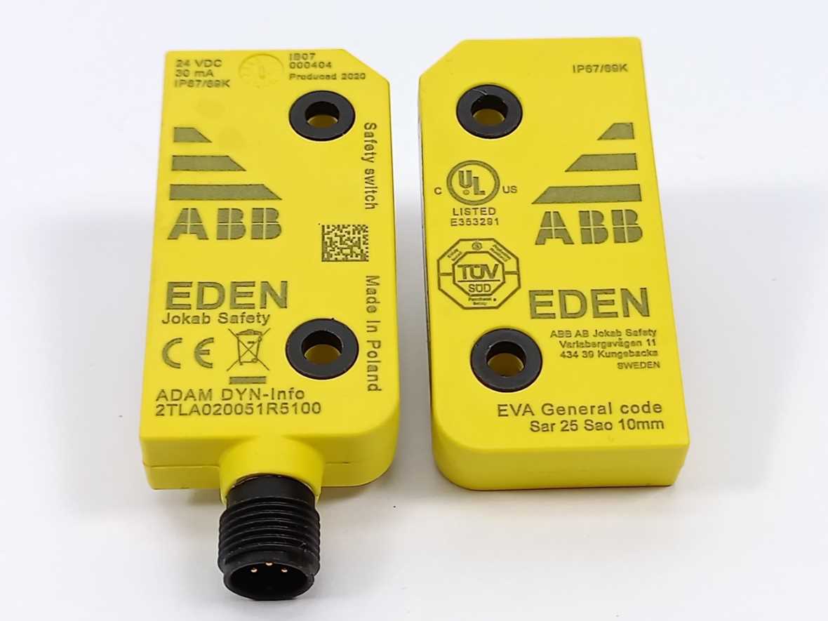 ABB 2TLA020051R5100 ADAM 2TLA020046R0800 EVA 2Sets.