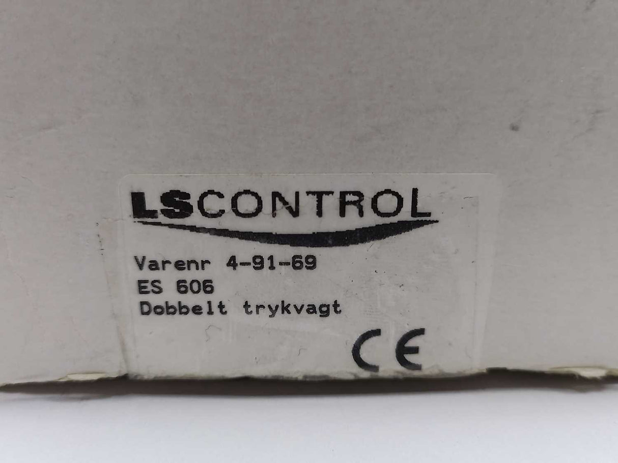 LS TrykVagt ES606 49169 VentilationAlarm ES 606 Dobbelt trykvagt