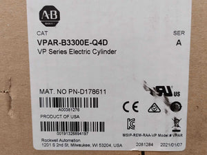 AB VPAR-B3300E-Q4D SER. A w/ VPL-B1003F-Q-X224 SER. A