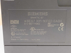 Siemens 6ES7331-1KF02-0AB0 SIMATIC S7-300 Analog input