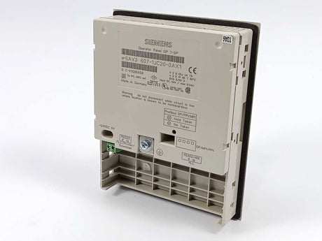 Siemens 6AV3607-1JC20-0AX1 Operator Panel OP 7-DP