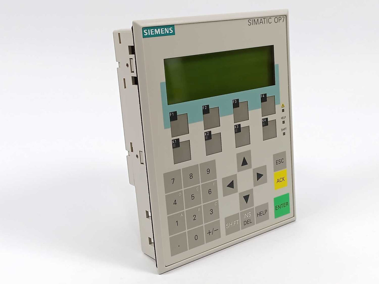 Siemens 6AV3607-1JC20-0AX1 Operator Panel OP 7-DP