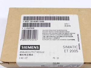 Siemens 6ES7135-4GB01-0AB0 Analog Output Module