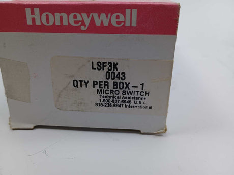 Honeywell LSF3K Limit Switch