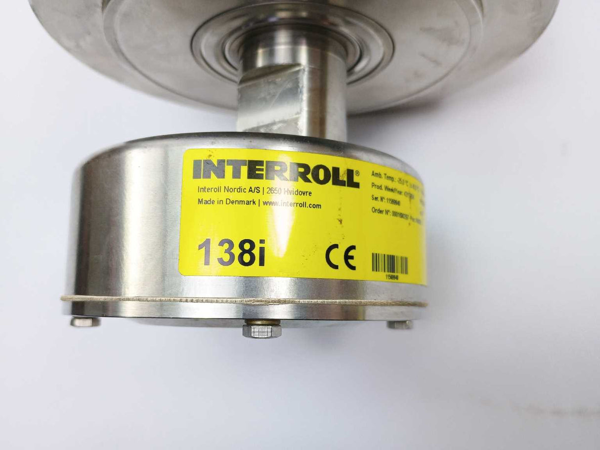 Interroll 138i Drum Motor 3 Phase - Ø 137,0mm SL 450,0mm