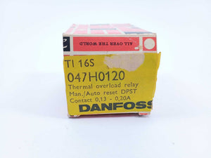 Danfoss 047H0120 Overload Relay TI 16S 0.13-0.2A