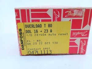 Danfoss 047L1113 Overload Relay T 80 16-23A