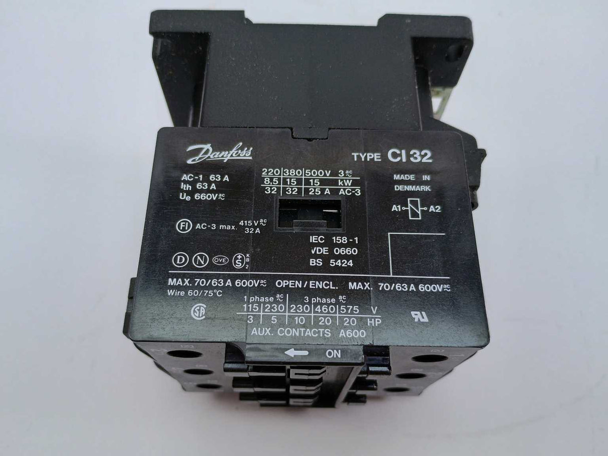 Danfoss 037H0061-31 Contacor CI 32 32A/15KW