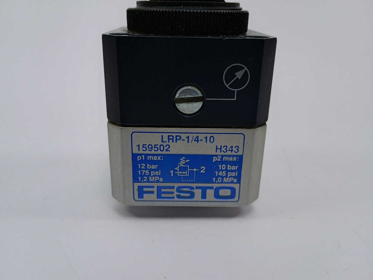 Festo 159502 LRP-1/4-10 Pressure Regulator