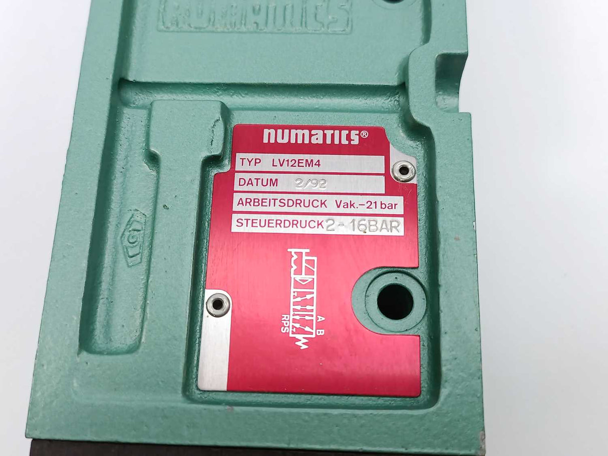 NUMATICS LV12EM4 Single Solenoid Valve