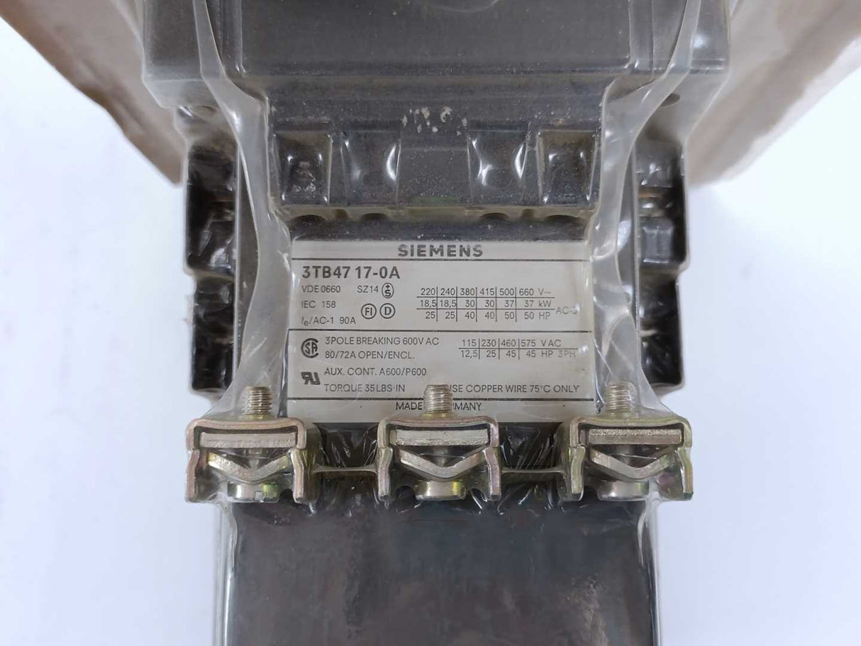 Siemens 3TB4717-0A Contactor