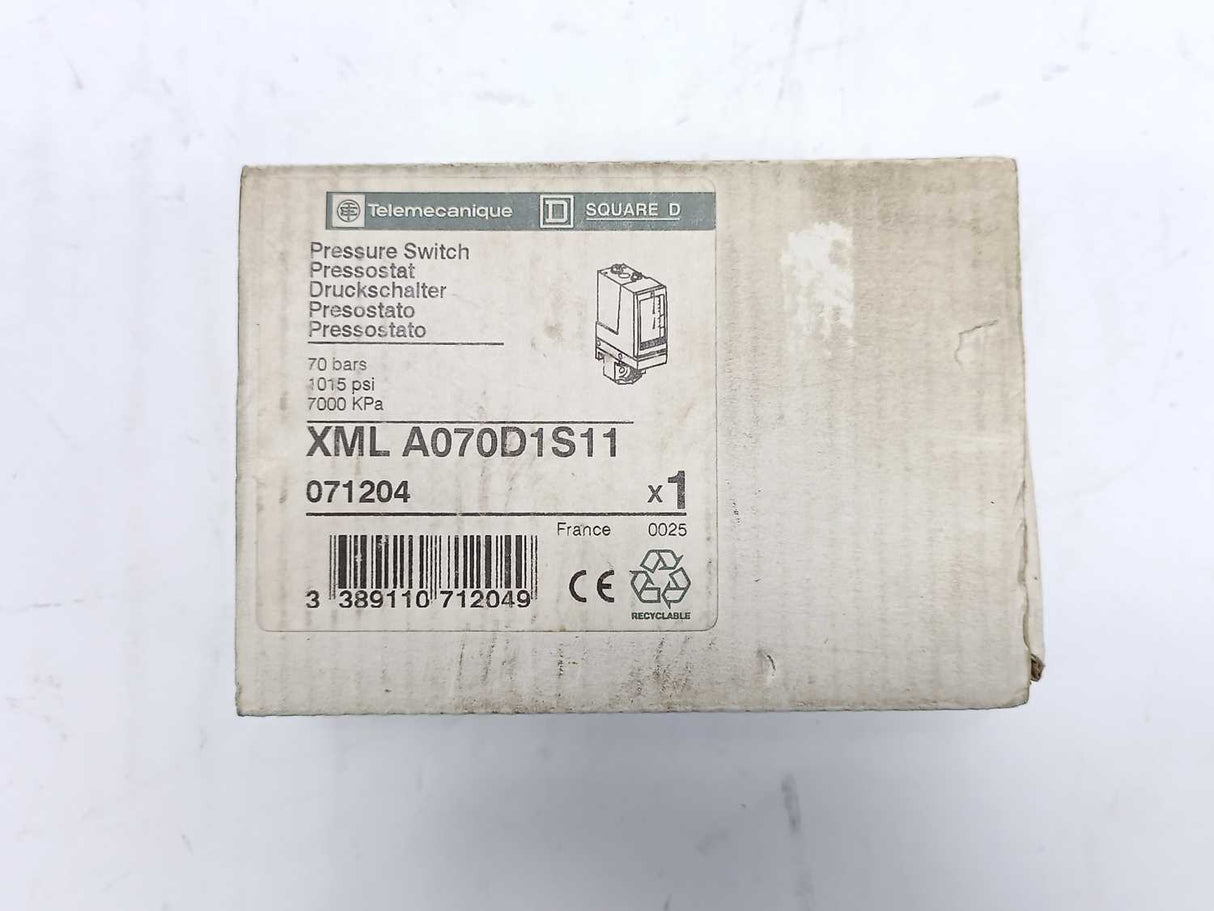 TELEMECANIQUE XML A070D1S11 Pressure Switch