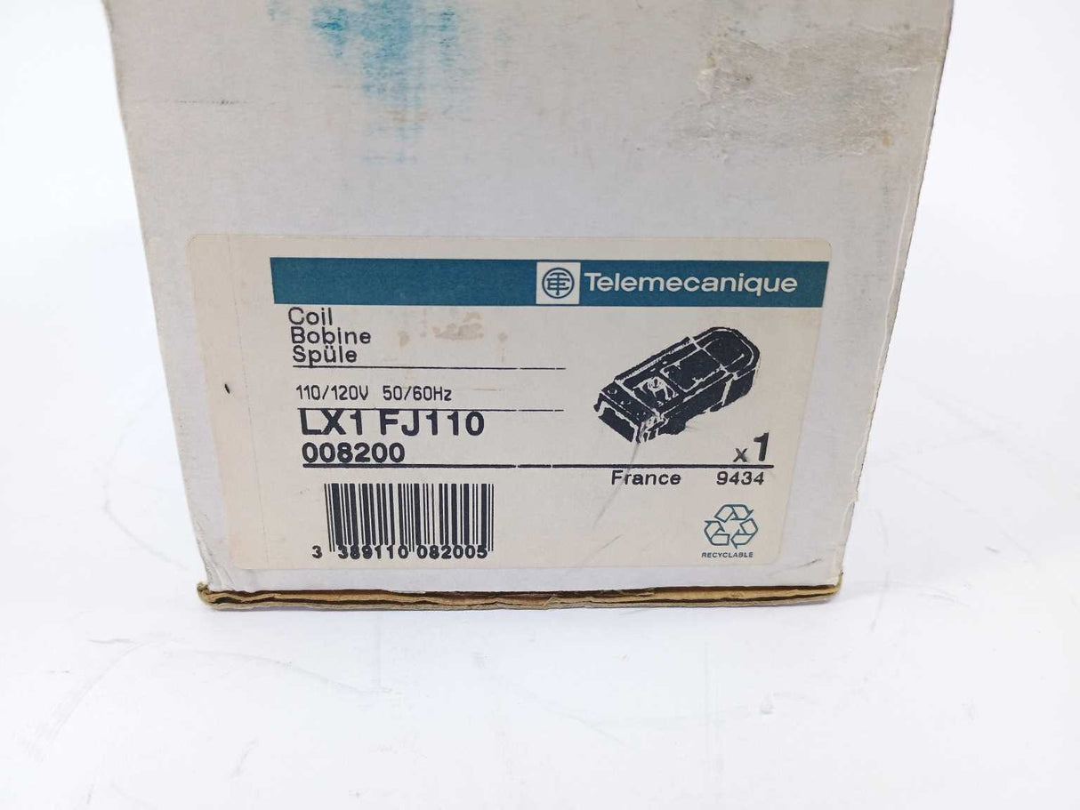 TELEMECANIQUE LX1FJ110 Contactor Coil 008200 110/120V - 50/60Hz