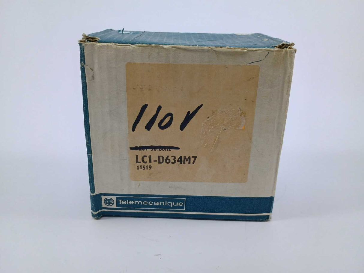 TELEMECANIQUE LC1-D634M7 Contactor 11519 with LX6-D401106