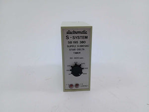 Electromatic SB195380 / SB 195 380  Star-Delta Timer, S-system 30-600 sec.