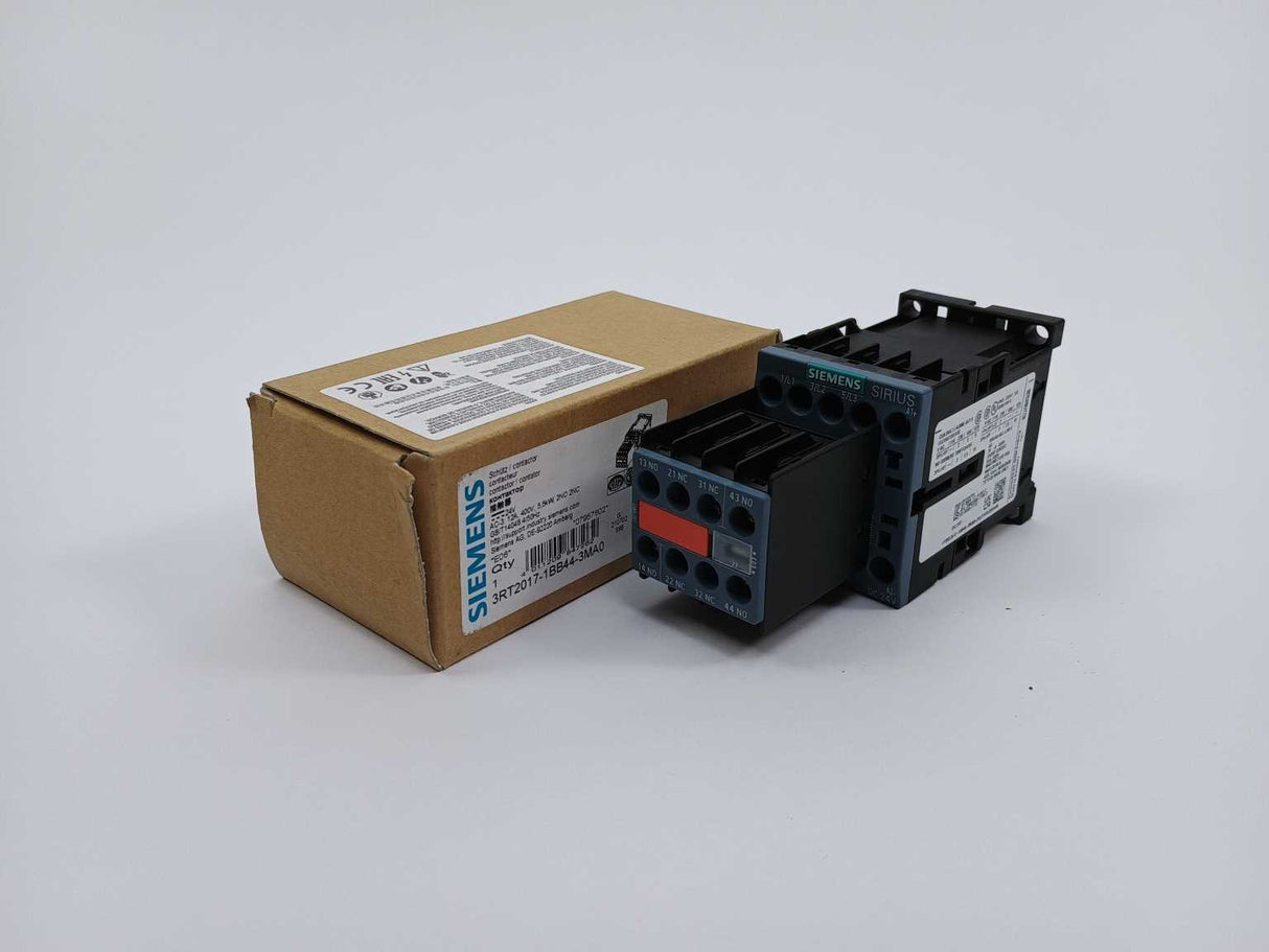 Siemens 3RT2017-1BB44-3MA0 power contactor  SIRIUS 3RT