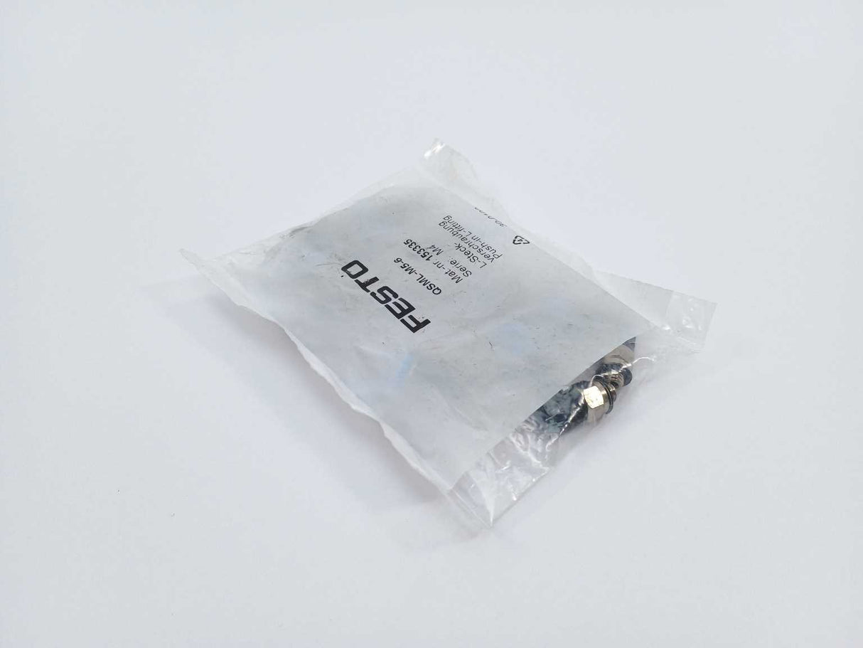 Festo 153335 QSML-M5-6 Push-In L Fitting 10 Pcs.