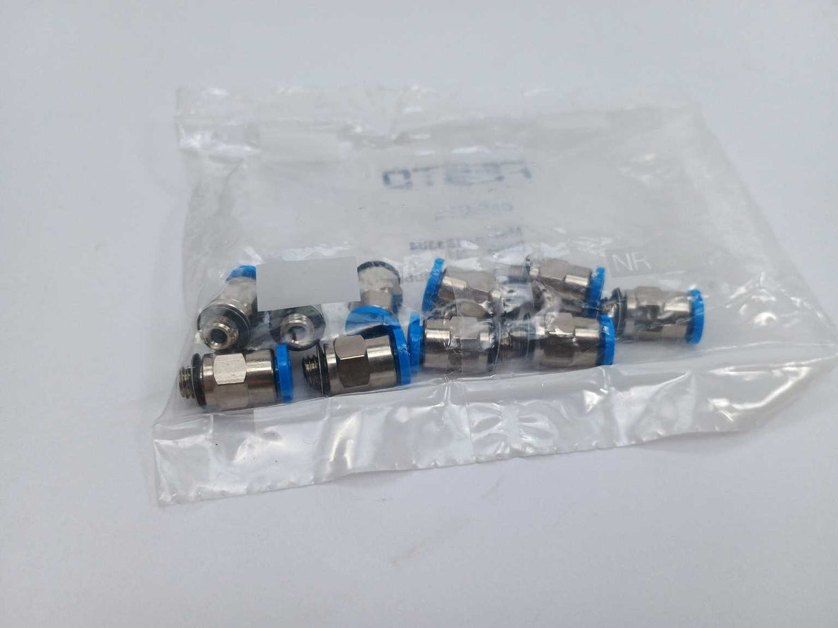 Festo 153304 QSM-M5-4 Push-In Fitting 10 Pcs