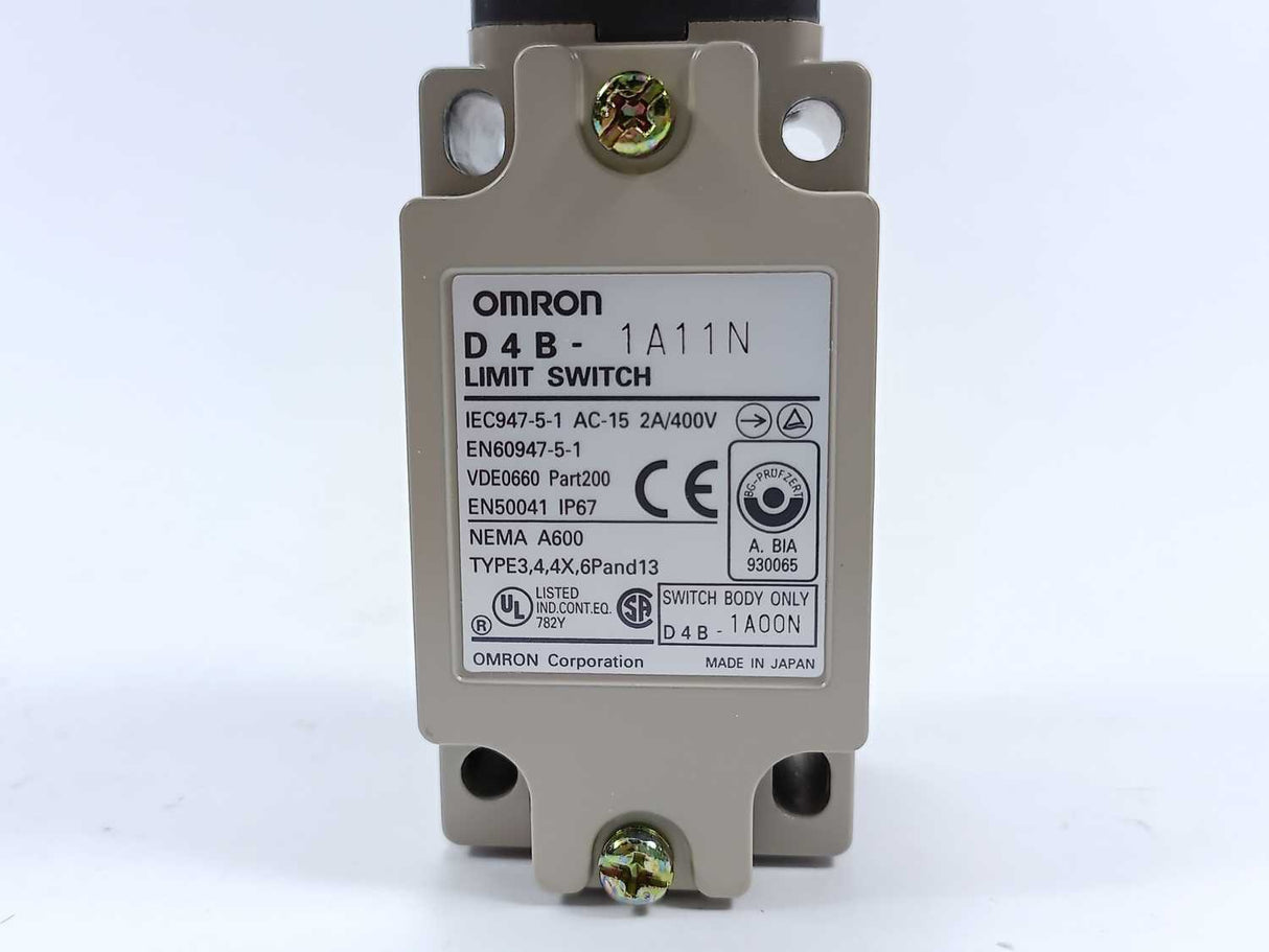 OMRON D4B-1A11N Limit Switch