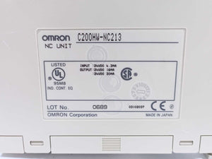 OMRON C200HW-NC213 NC Unit