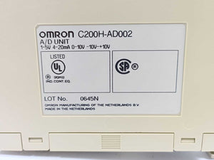 OMRON C200H-AD002 A/D Unit