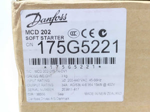 Danfoss 175G5221 MCD 202-015-T4-CV1 Compact Starter