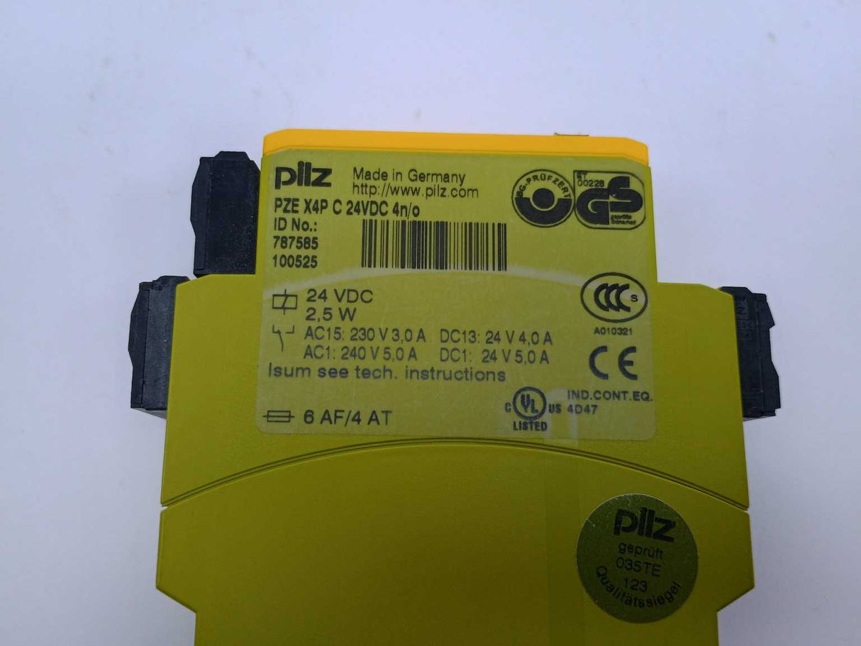 Pilz PZE X4P C 24VDC 4n/o