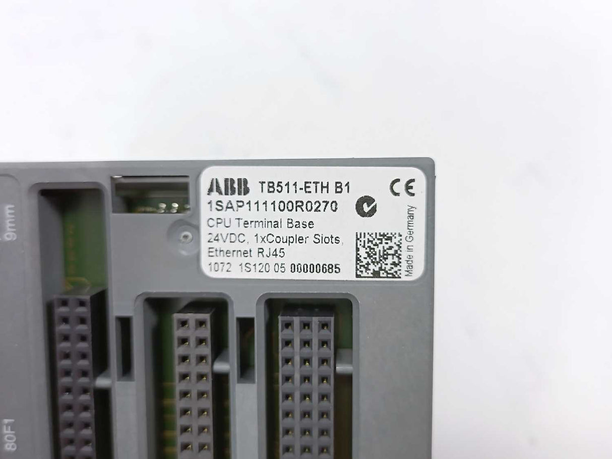 ABB 1SAP130300R0271 PM573-ETHCPU 512kB Ethernet