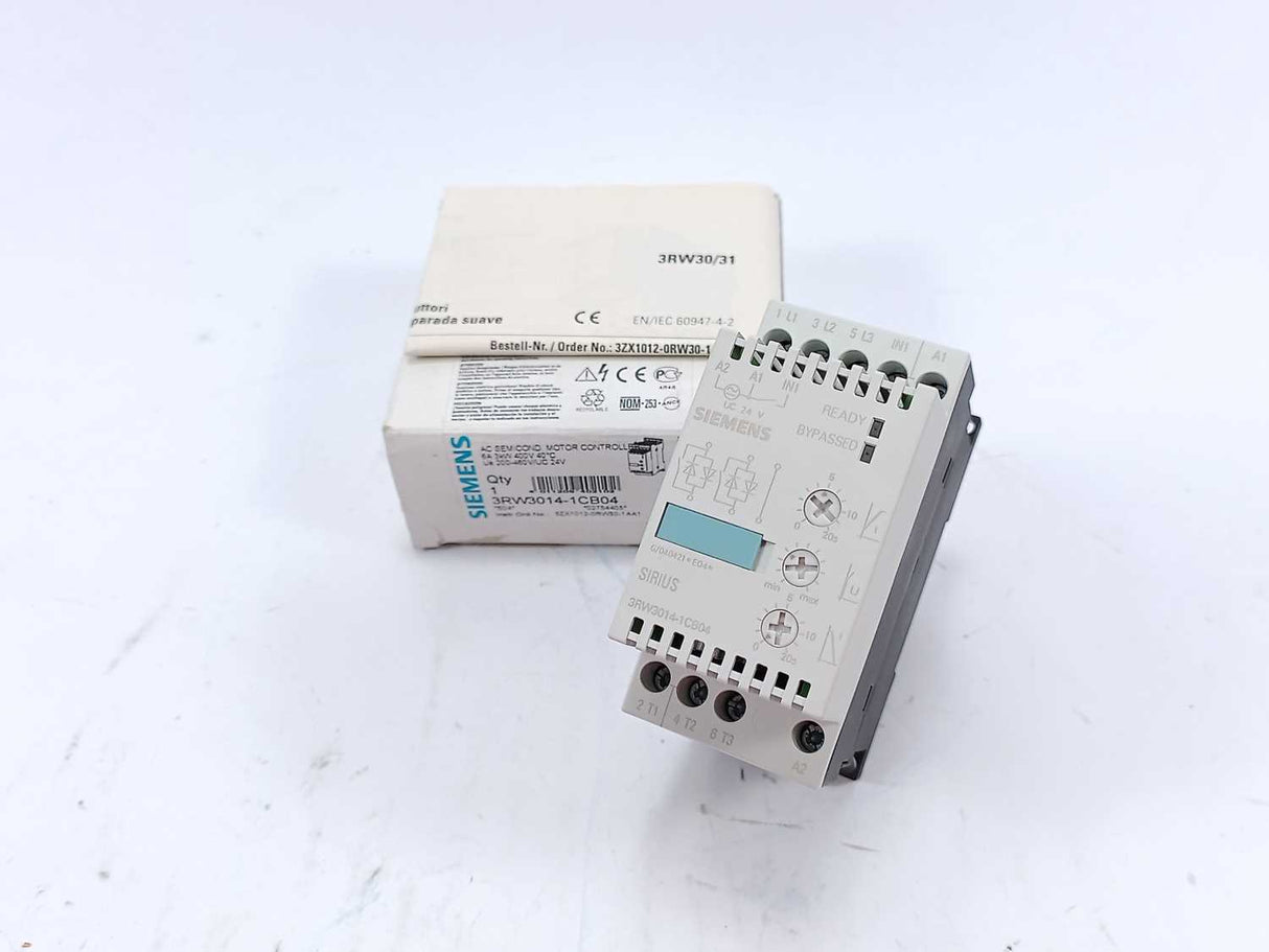 Siemens 3RW3014-1CB04 SIRIUS Soft Starter