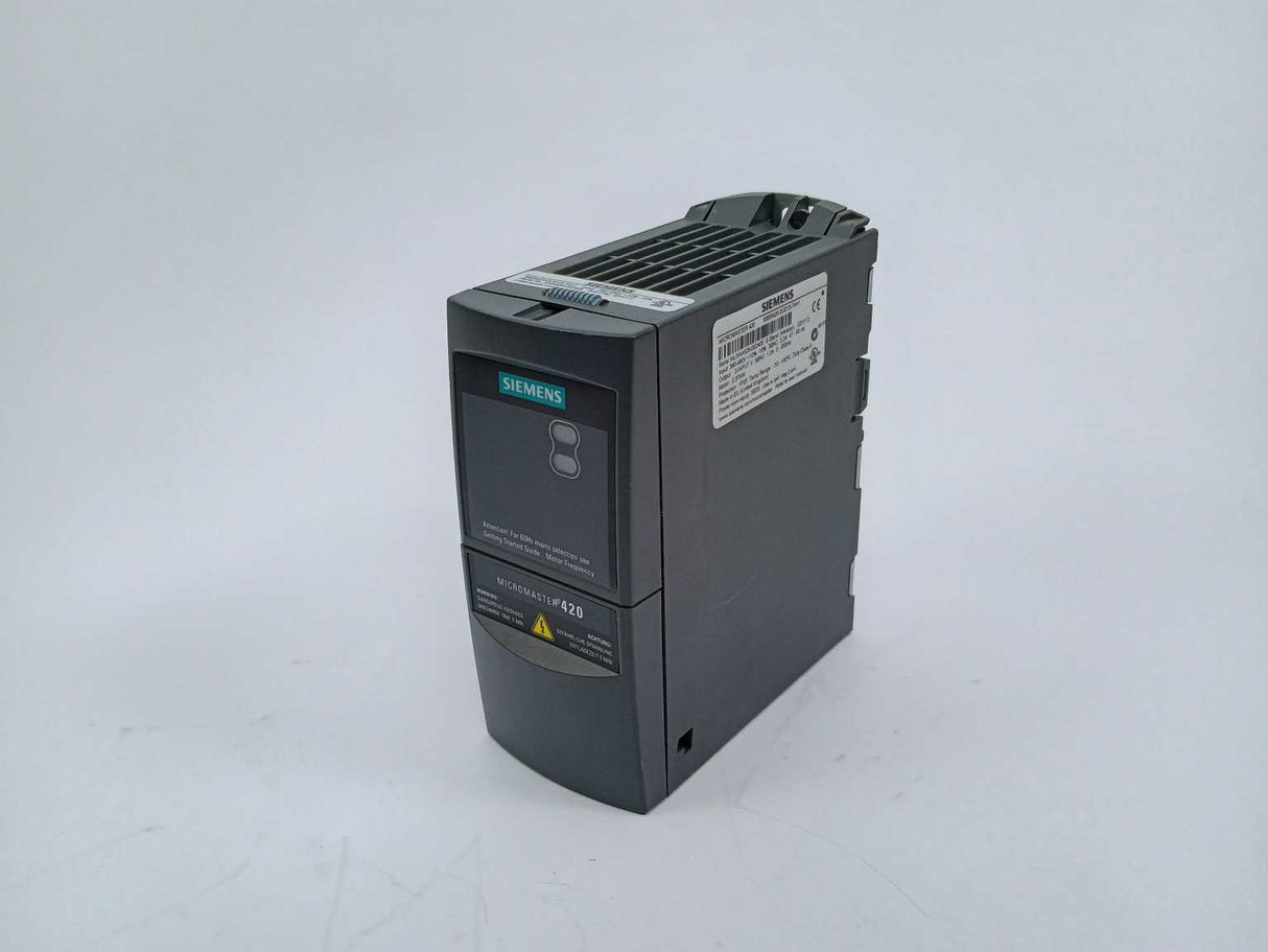 Siemens 6SE6420-2UD13-7AA1 MICROMASTER 420 AC Drive, Frequency Inverter