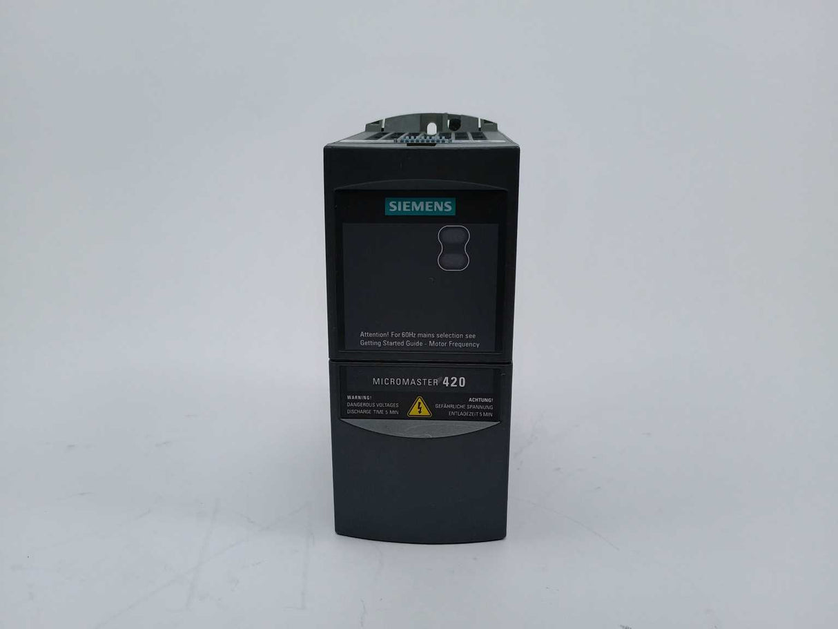 Siemens 6SE6420-2UD13-7AA1 MICROMASTER 420 AC Drive, Frequency Inverter