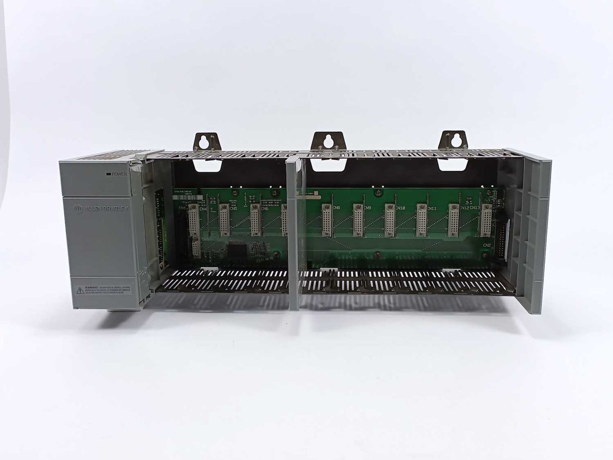 AB 1746-A10 SLC 500 Slot rack Ser. A w/ 1746-P1 Ser. A