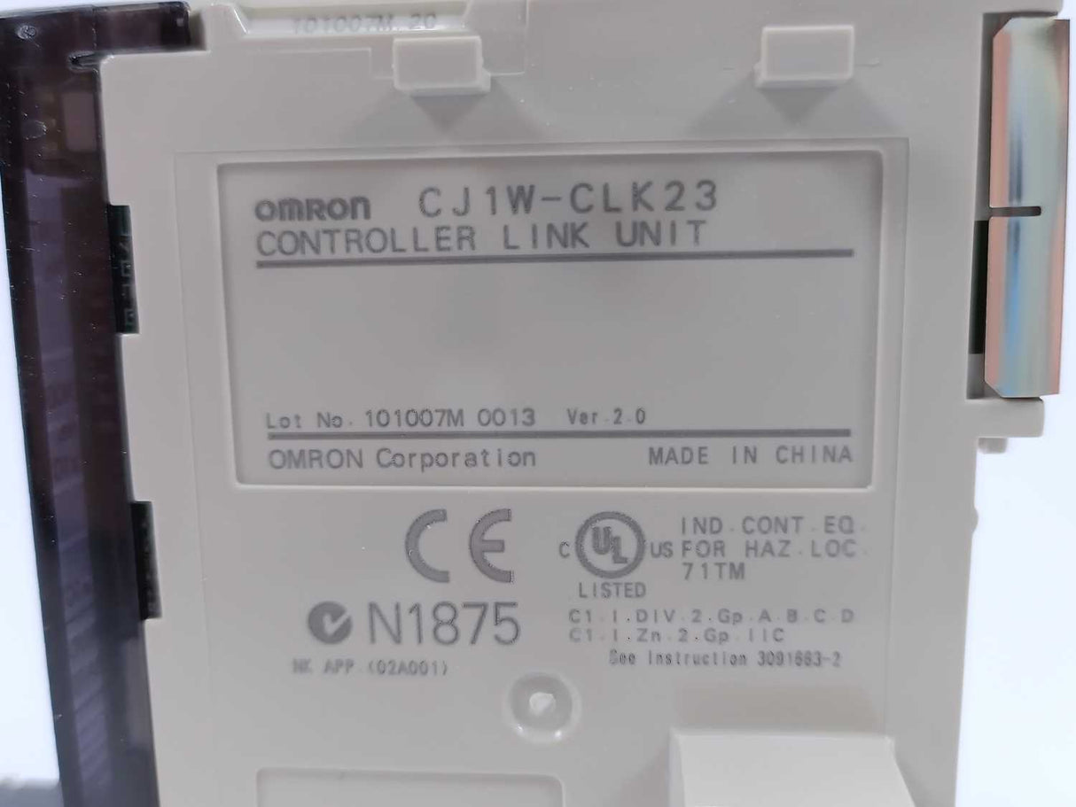 OMRON CJ1W-CLK23 Controller Link unit for CJ-series