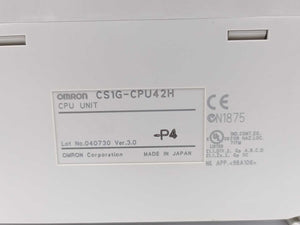 OMRON CS1G-CPU42H Programmable Controller w/ CS1W-BAT01 Battery