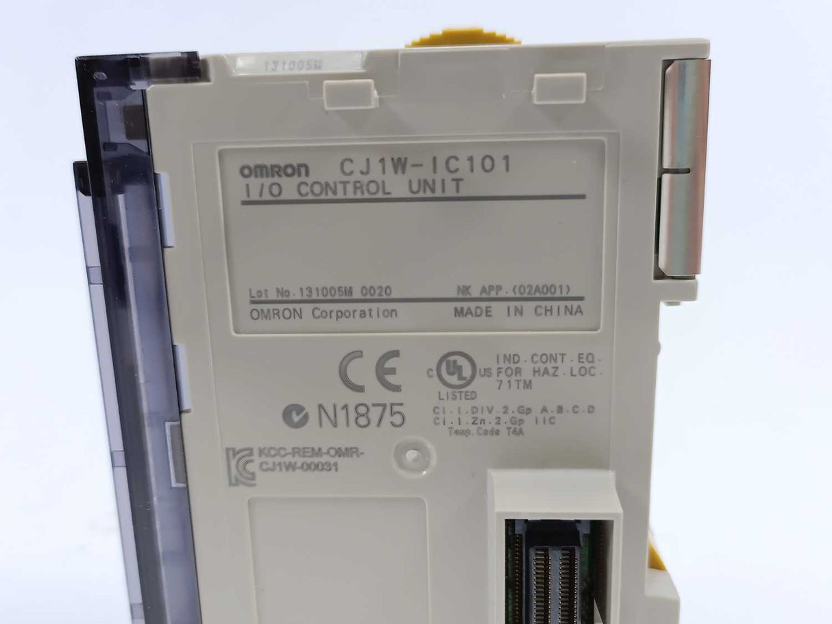 OMRON CJ1W-IC101 I / O Control Unit