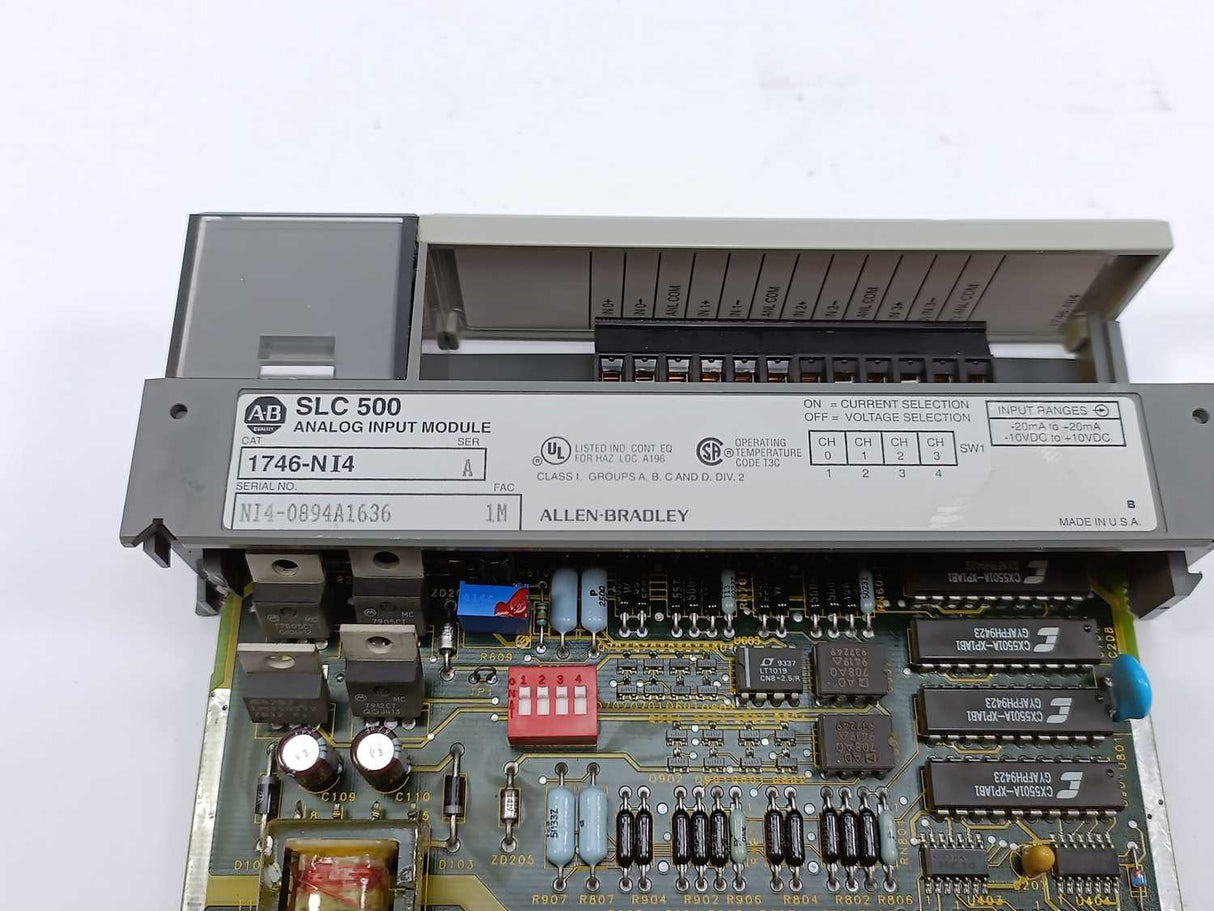 AB 1746-NI4 Analog Input Module. Ser. A