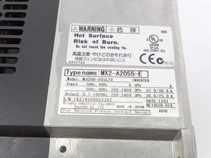 OMRON WJ200-055LFE MX2-A2055-E Inverter