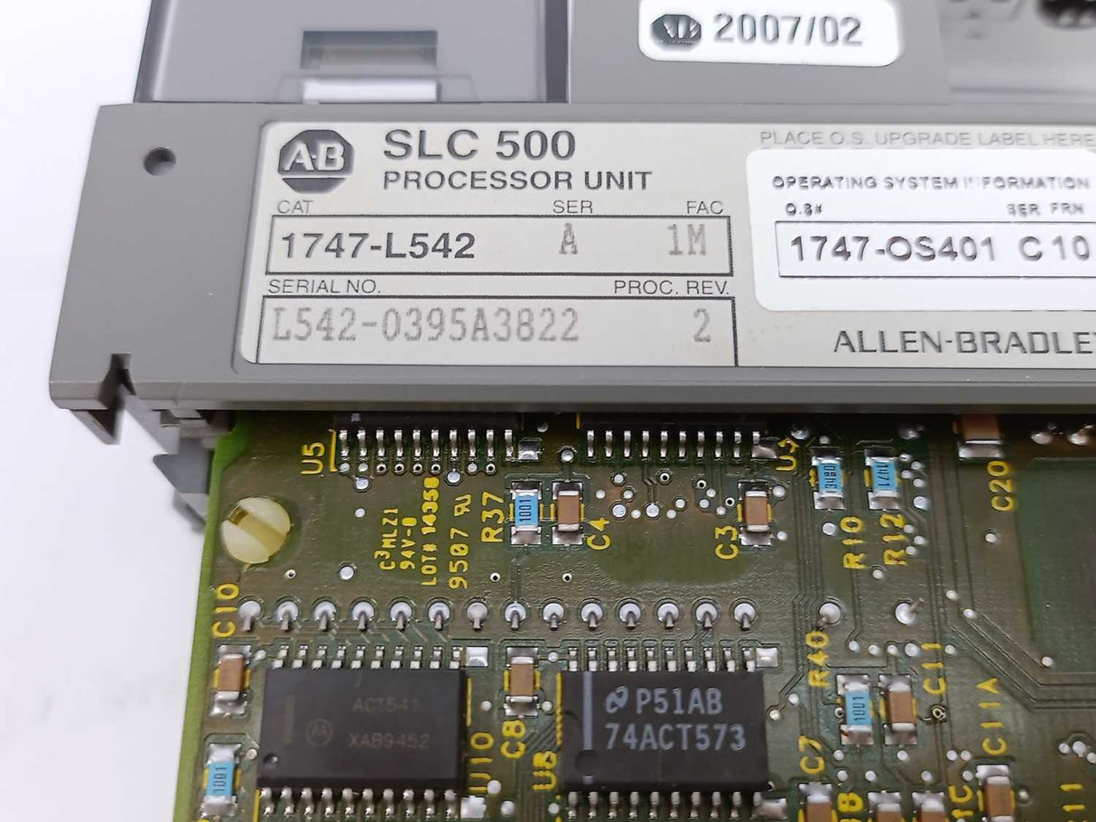 AB 1747-L542 SLC500 Processor Unit Ser. A Proc. Rev. 2