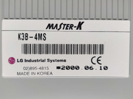 LG Master-K K3B-4MS PLC Base