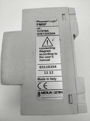 Schneider Electric 15197BA GHE12222AA PowerLogic PM9P