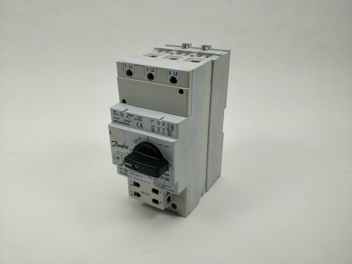 Danfoss CTI100 Circuit Breaker. 63-90A