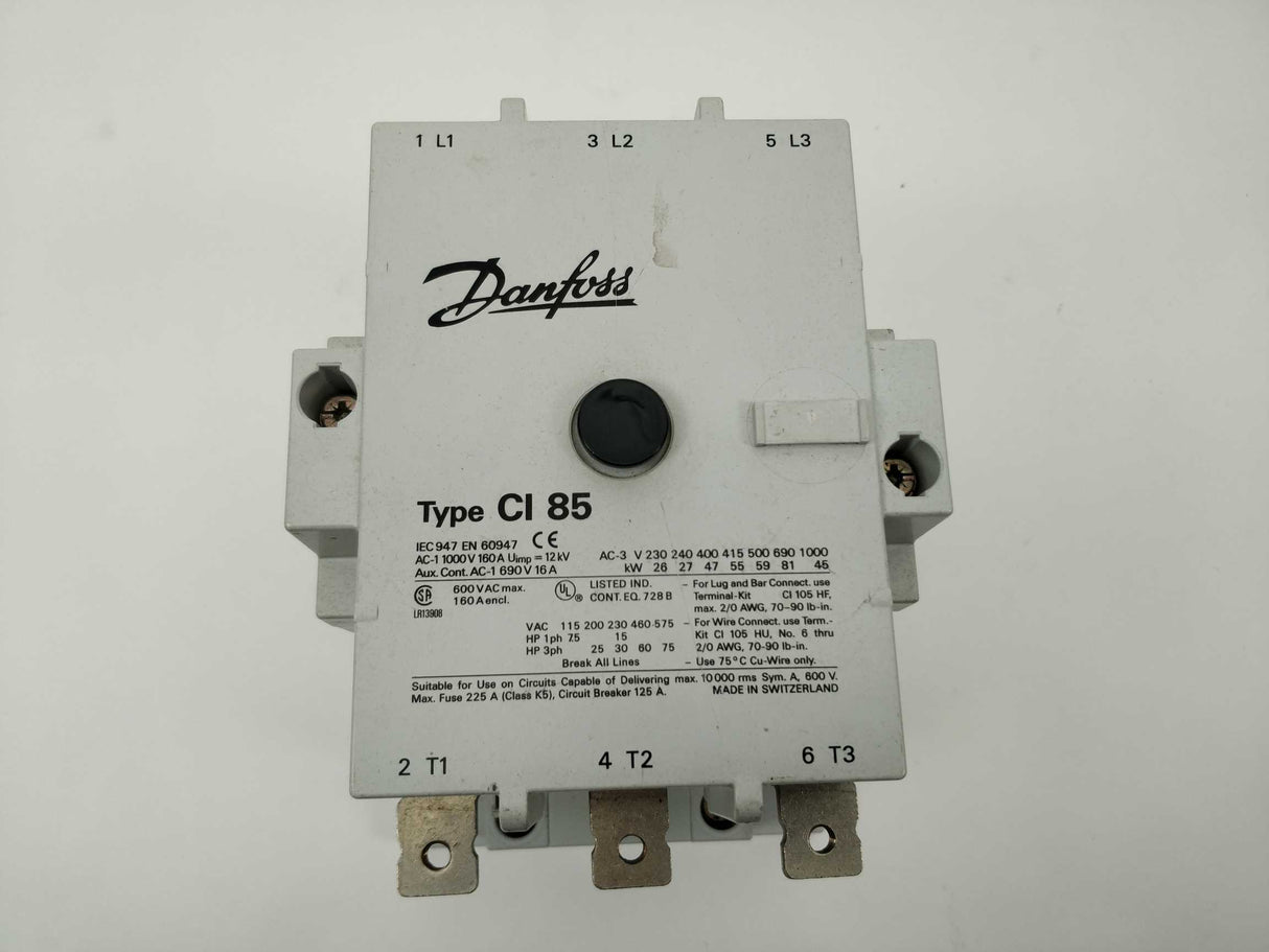 Danfoss CI 85 Contactor 690V 16A. 230VAC