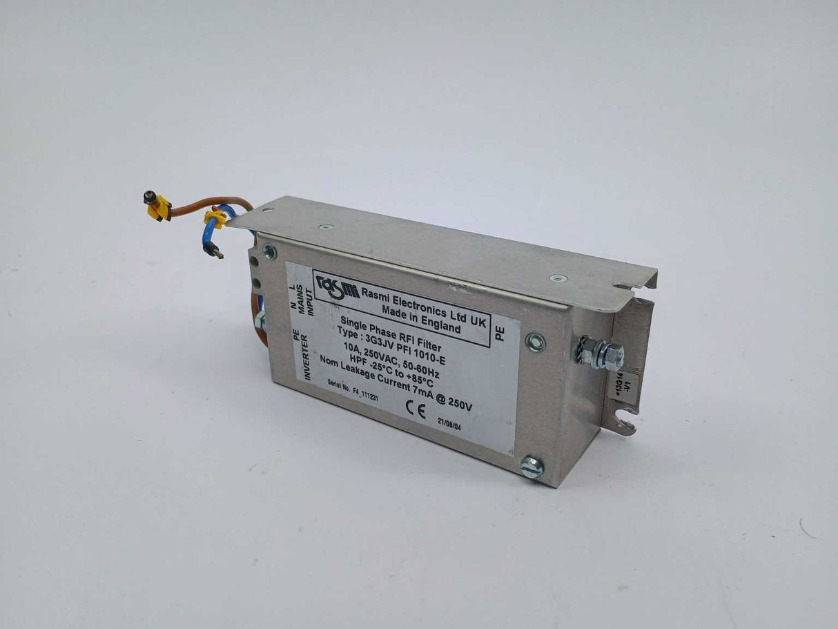 Rasmi 3G3JV PFI 1010-E Single Phase RFI Filter